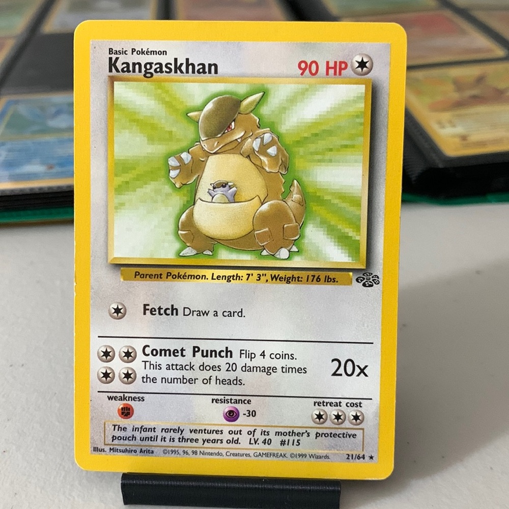 Kangaskhan 1999 21/64 Pokemon Card Base Set Rare #21